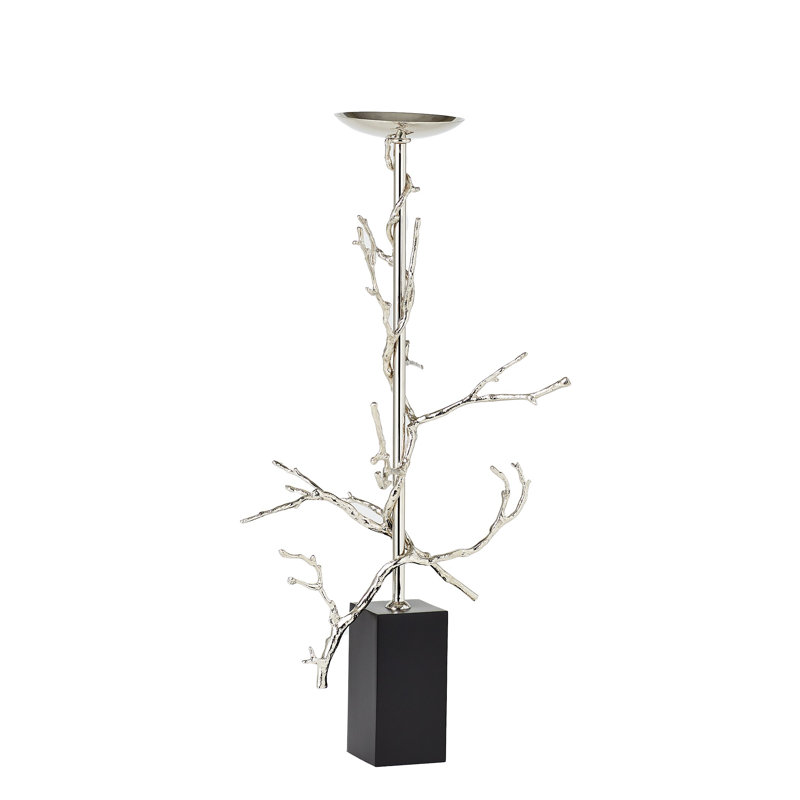 Twig C/H, 25'' H x 12'' W x 12'' D, Brass