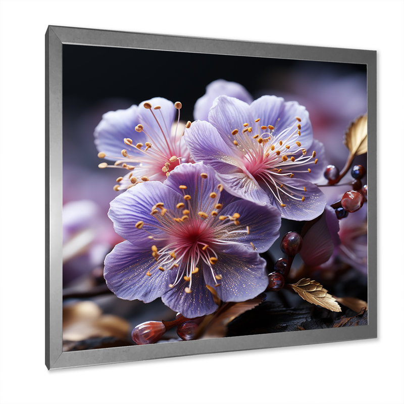 Harmonie sur toile, Cadre simple argenté, H 36 po x l 36 po x P 1,5 po