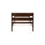 Lit simple avec tête et pied de lit, brun clair-846695520