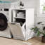 Armoire à linge avec sac doublure amovible pour faciliter le tri et l'organisation dans les espaces restreints avec rangement ouvert