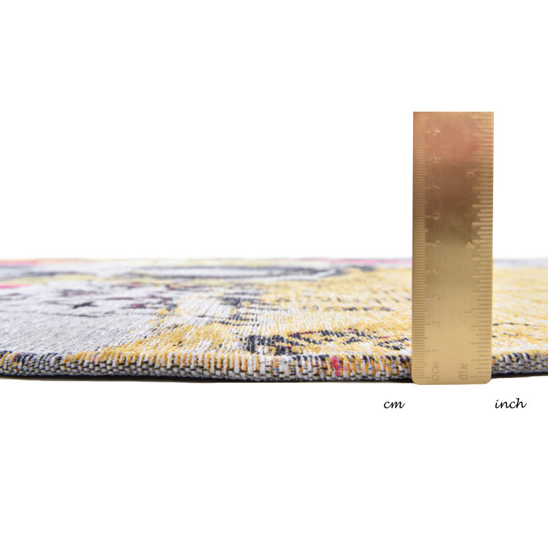 Cosima Abstract Area Rug, Round 100cm