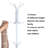 Metal Coat Rack With Umbrella Holder-2000531697