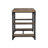 Rhem Industrial Solid Wood Desk With Shelves