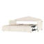 Lit de jour simple rembourré avec couchette escamotable, hauteur réglable, ports USB et Type-C, 2 poches, aucun sommier nécessaire-832983238
