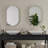20x34” White Oval Medicine Cabinet-20829582