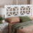 Baxton Studio Nansen Wood Headboard With Scalloped Frame - Geometric Cutout Decorative Panel For Bed Frame, Modern Coastal Bedroom Accent With Adjustable Height, Full, White-727905149-727905150