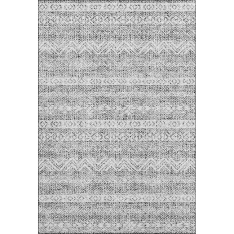 Premium Machine Washable Prisco Gray Rug