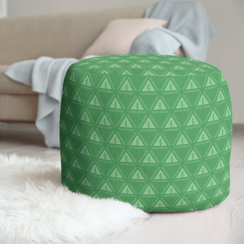 repose-pieds d’arbres minimalistes deux couleurs, Vert