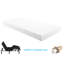 Matelas simple de 10 pouces, mousse gel, ferme, blanc, tissu, mousse respirante, respirant, améliore la qualité du sommeil-365549570-365549583