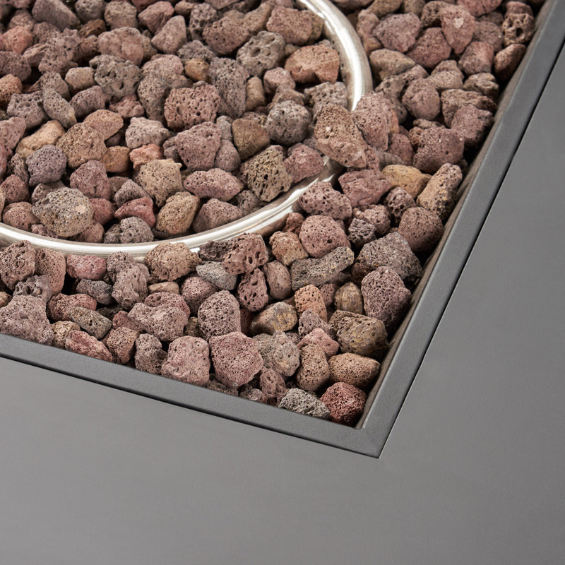 Tenner Square Iron Propane, Dark Gray