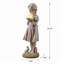 Girl Holding Bubble Lighted Garden Statue Solar Powered LEDs