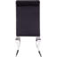 Chaise d'appoint en coton noire