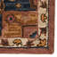 Tapis oriental bleu foncé / brun / rose en laine touffeté à la main Murphie-2071354575