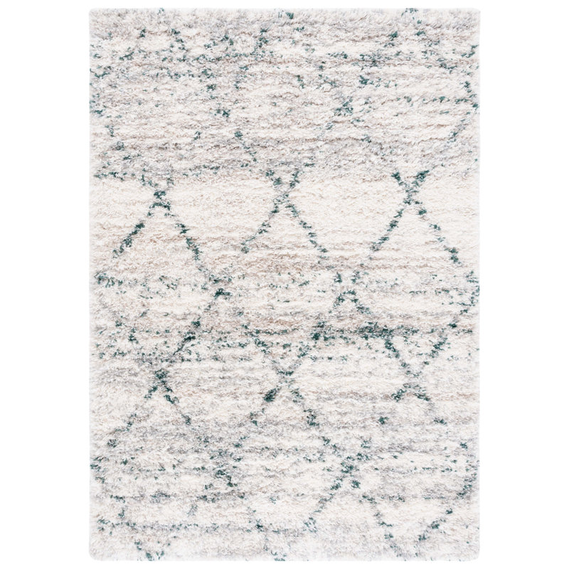 Tapis géométrique Stavru Performance, Rectangle 5 pi 3 po x 7 pi 6 po