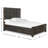 Mahika Solid Wood Panel Bed-310632635