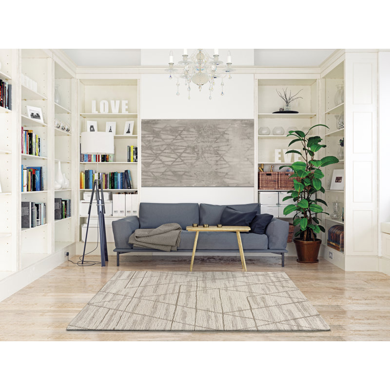 Kish (Beige) Rug, Rectangle 120 x 170cm