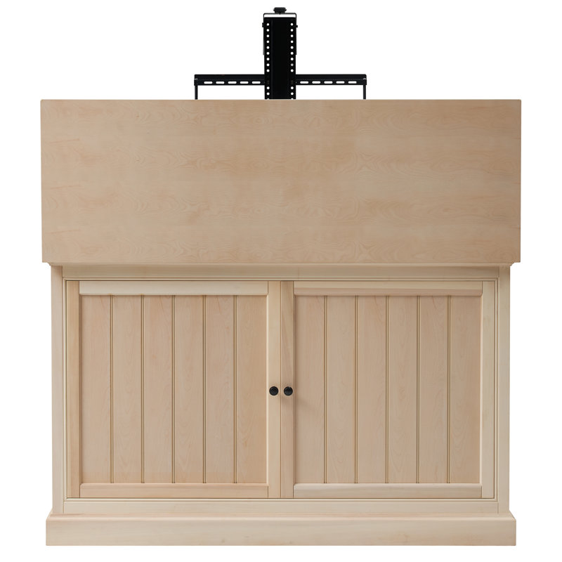 Le meuble télé pour téléviseur 65 po Shoreline, H 39 po x l 63 po x P 20 po, Non fini