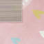 Tapis pour enfants avec arc-en-ciel et cœurs pour chambre de bébé aux couleurs pastel-114569684-82997785