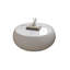 Table basse moderne en cuir fritté clair en forme de tambour en cuir pour salon-1113687049-1113687046