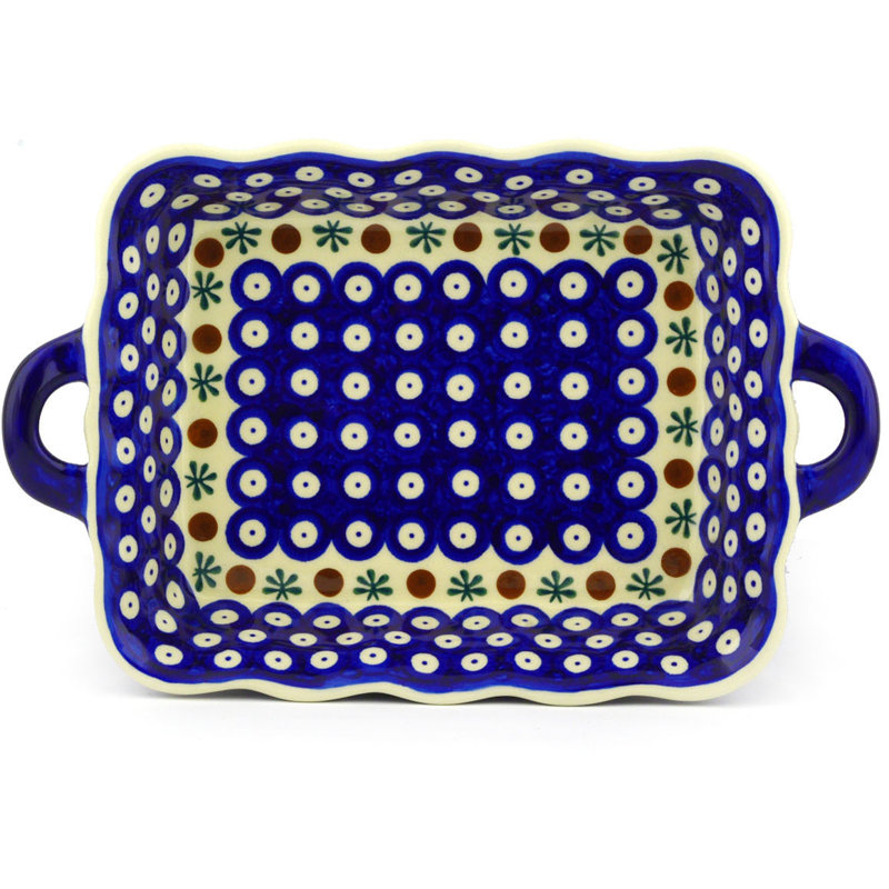 Symple Stuff Beil 1.32 Qt. Stoneware Rectangular Pottery Baker