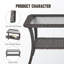 Ensemble 5 pièces de canapé de patio et de chaises pivotantes en osier avec table basse-1656706608-1656706623