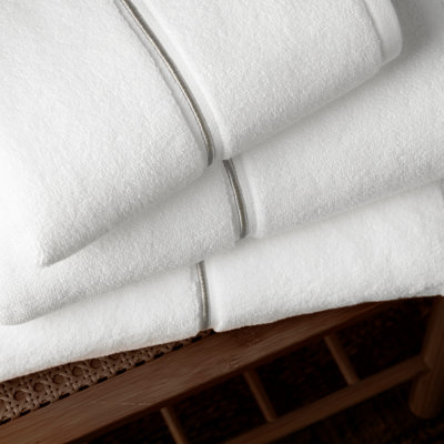Zero Twist Satin Stitch Cotton Hand Towel 100% Cotton Bath Towel