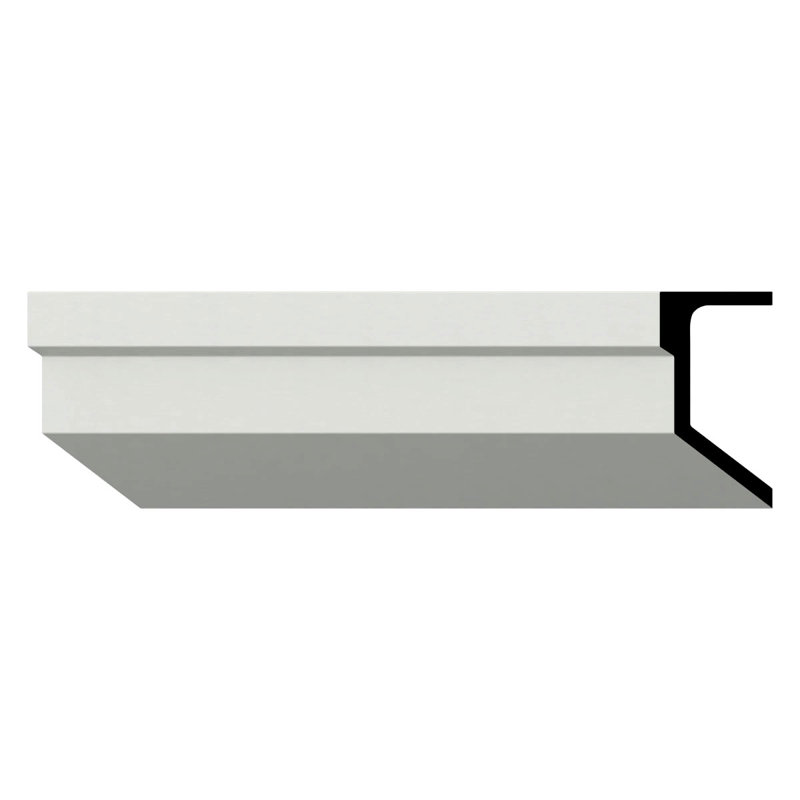 EnduraGlow Armando Crown Moulding, Primed Urethane