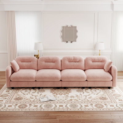 Sofa, 4 Seater Sofa, Chenille Sofa