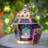 Medium Hex Glass Tealight Lantern-110273524