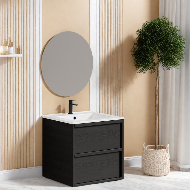 Compact Vanities(must Include Both Vanity Cabinet  And Sink) Mdf Modern Bath