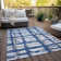 Mahaney Washable Striped Indoor / Outdoor Rug