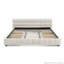 Chenille Upholstered Platform Bed Frame With drawer-1488499915
