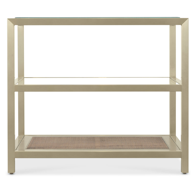 Melange Glass End Table