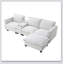 Canapé modulaire 109 "57" avec console Cloud, port de charge USB, lampe de lecture, porte-gobelet-776270597