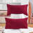 Pleated Velvet Lumbar Pillow Covers-506011736