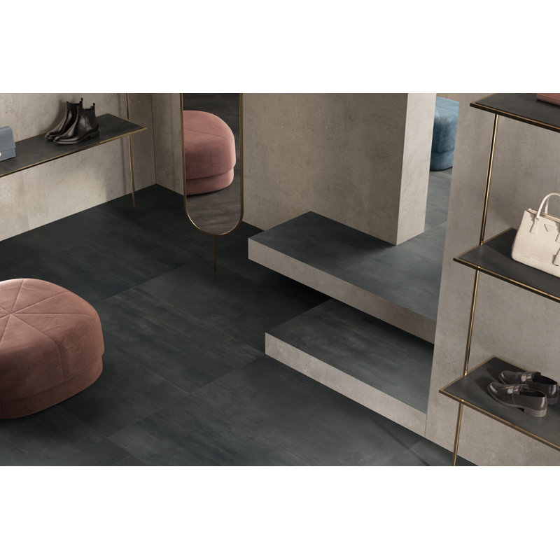 Rebel 12" x 24" Porcelain Wall & Floor Tile, Night