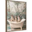 Reproduction d'art sur toile encadrée suricate «Bath Time Fun» par Hostetter-14479596