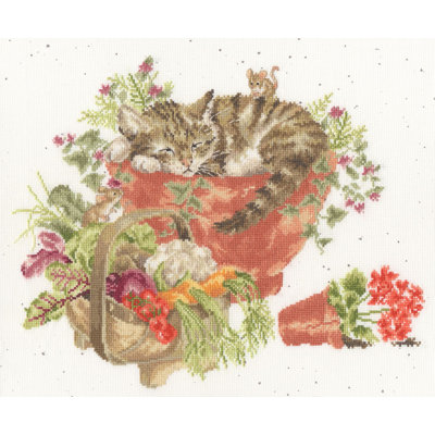 Ensemble de point de croix compté Purrrfect Spot XHD149