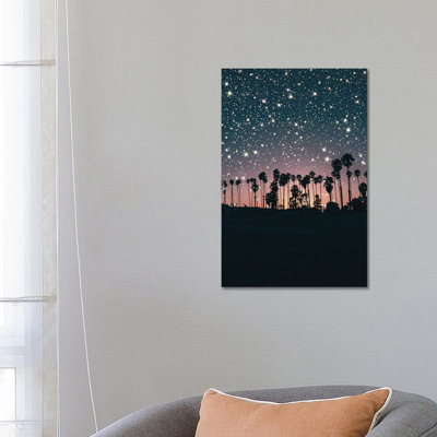 Sunset Sky Glitter - Wrapped Canvas Gallery-Wrapped Canvas Giclée