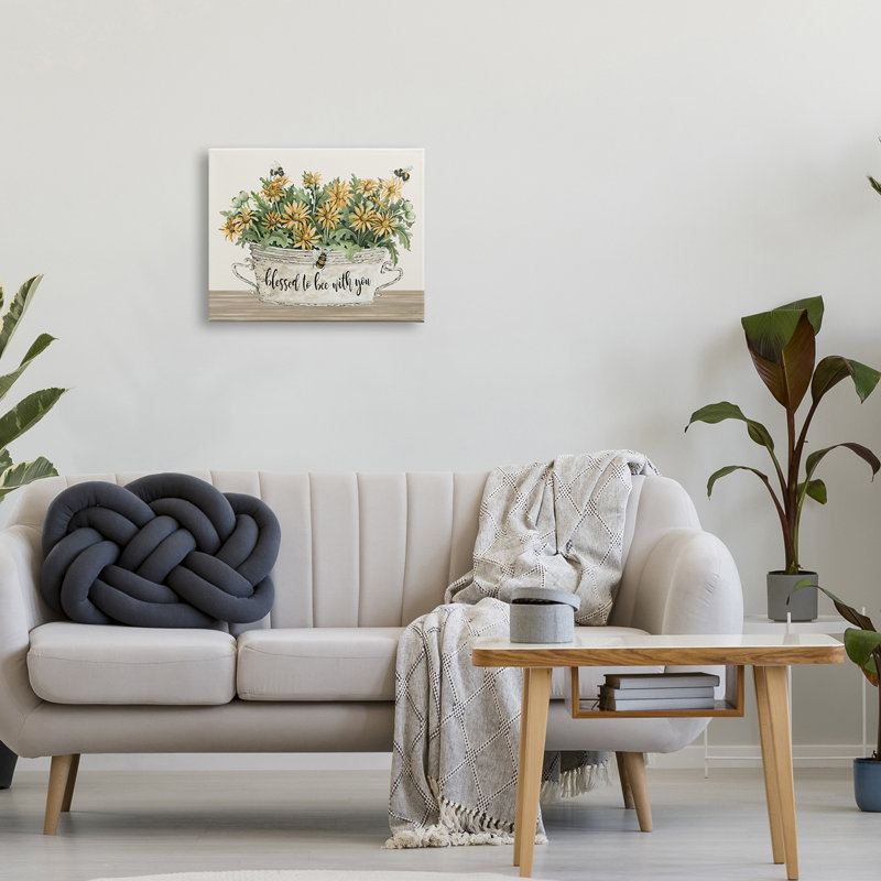 «Blessed With You Farmhouse», Plaque murale, H 16 po x l 20 po x P 1,5 po
