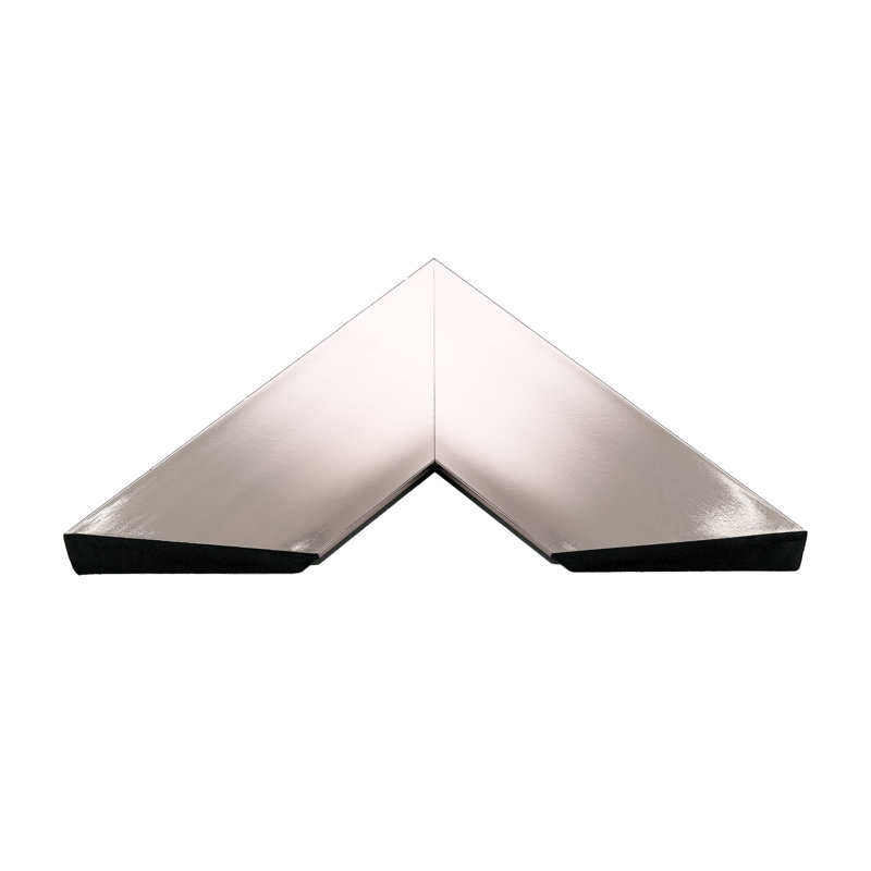 Faynett Flat Mirror, 115 cm H x 65 cm W, Nickel