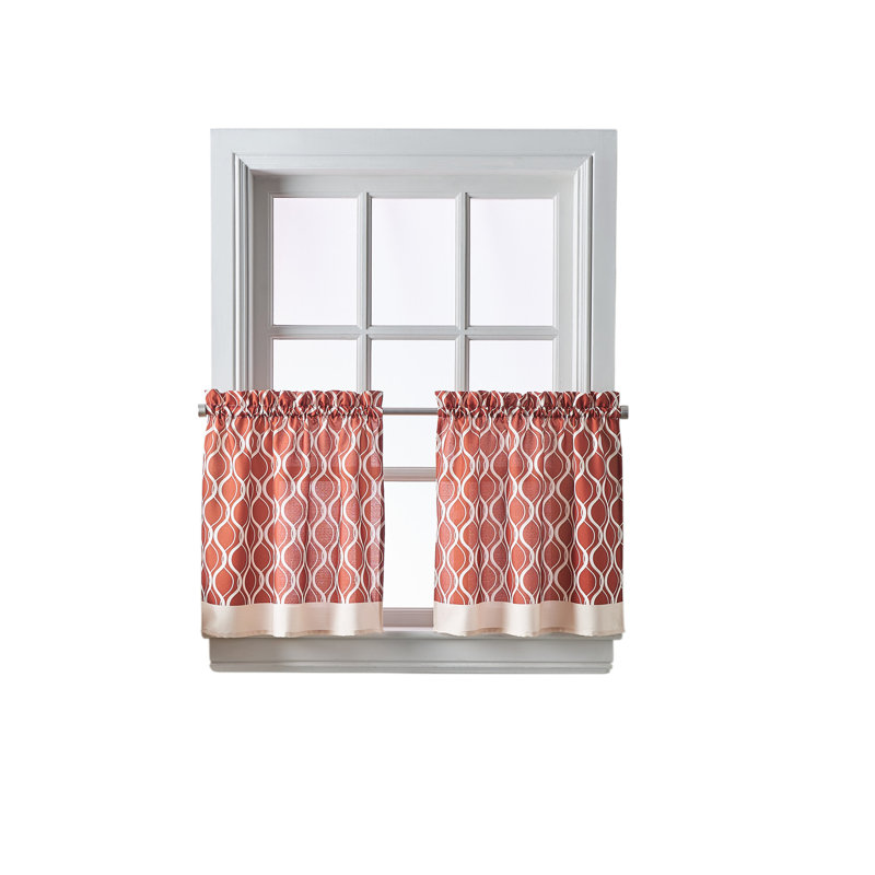 Rideau de café en argile à niveaux marocains Curtainworks, L 58 po x L 24 po