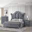 Nightstand, 3-Drawer Cabinet, Glam Cabinet