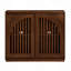 Buffet cannelé avec 2 trous de sortie, armoire buffet avec rangement, armoire latérale étroite pour le salon, l'entrée, le couloir, le café et le bar-419322471