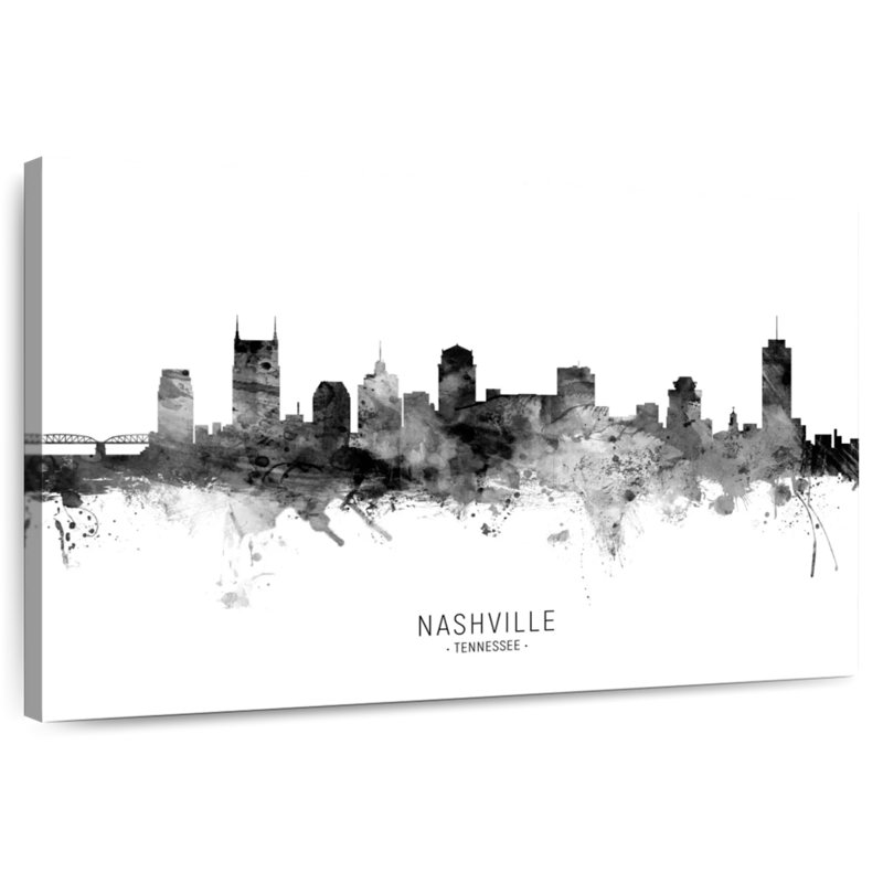 Silhouette de Sirci, Nashville, Tennessee II, H 32 po x l 48 po