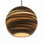 Scraplights Large Globe Recycled Cardboard Pendant Light - Sun-822015545-880832370
