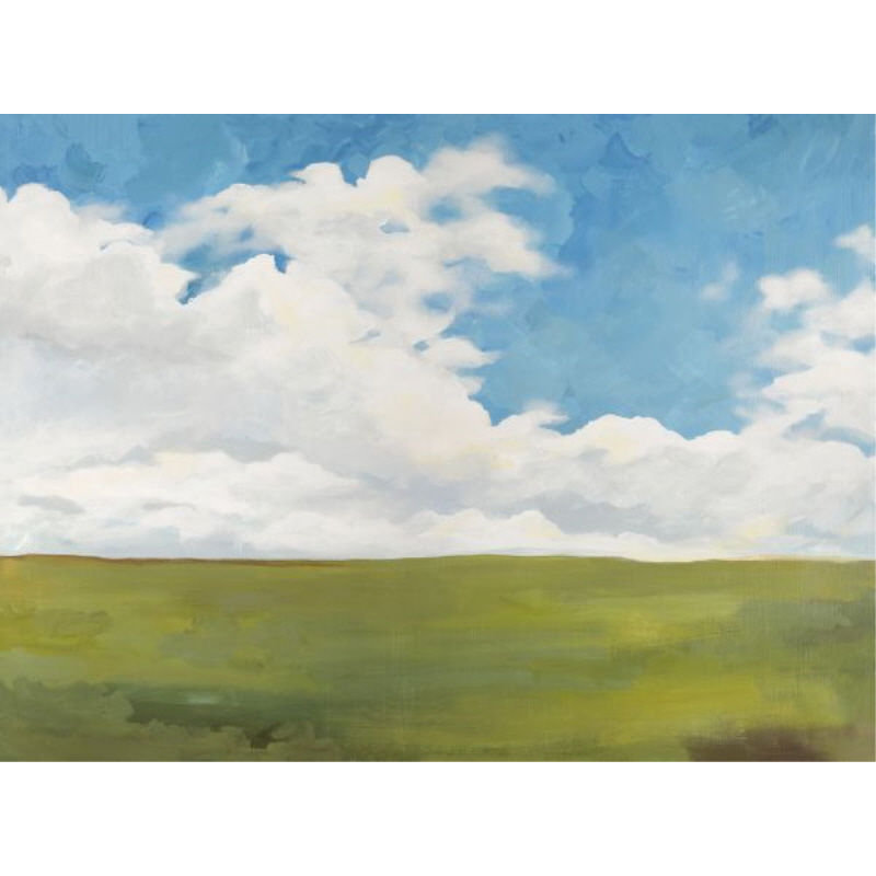 Lands Scape II Painting by Natasha Marie, Glass Coat, 24" H x 32" W x 1.5" D
