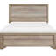 Chambre à coucher contemporaine contemporaine - planche avec détails de finition naturelle-1159830265