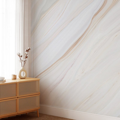 Whisper Veil: Soft Stone Serenity