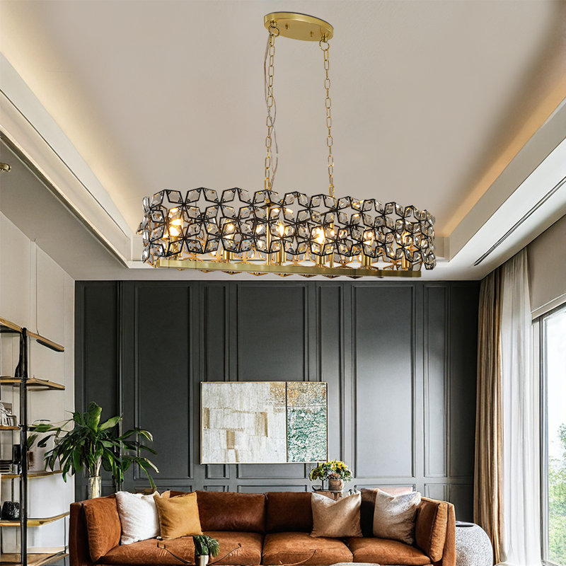 Semih 6 - Light Geometric Chandelier